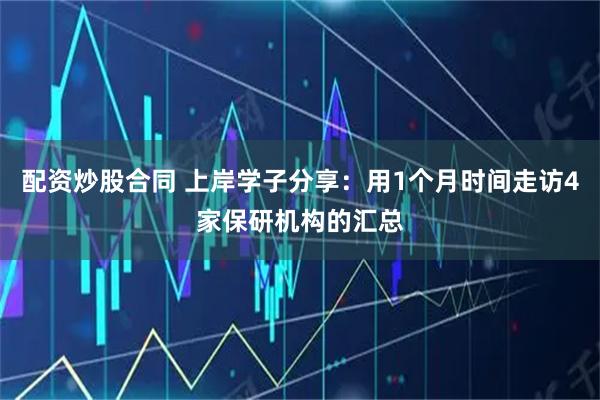 配资炒股合同 上岸学子分享：用1个月时间走访4家保研机构的汇总